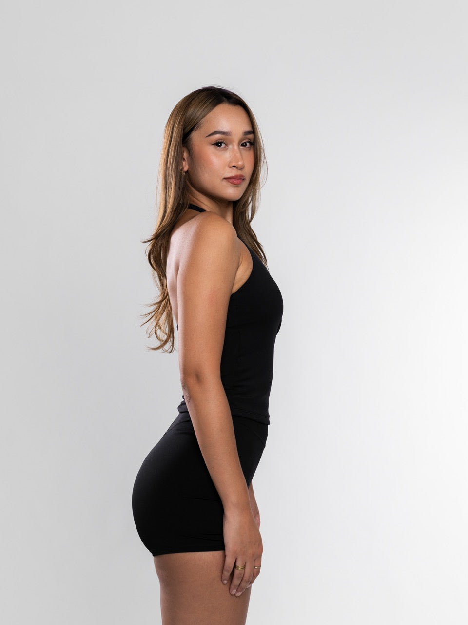 ButterSculpt™ Halter Top in Black