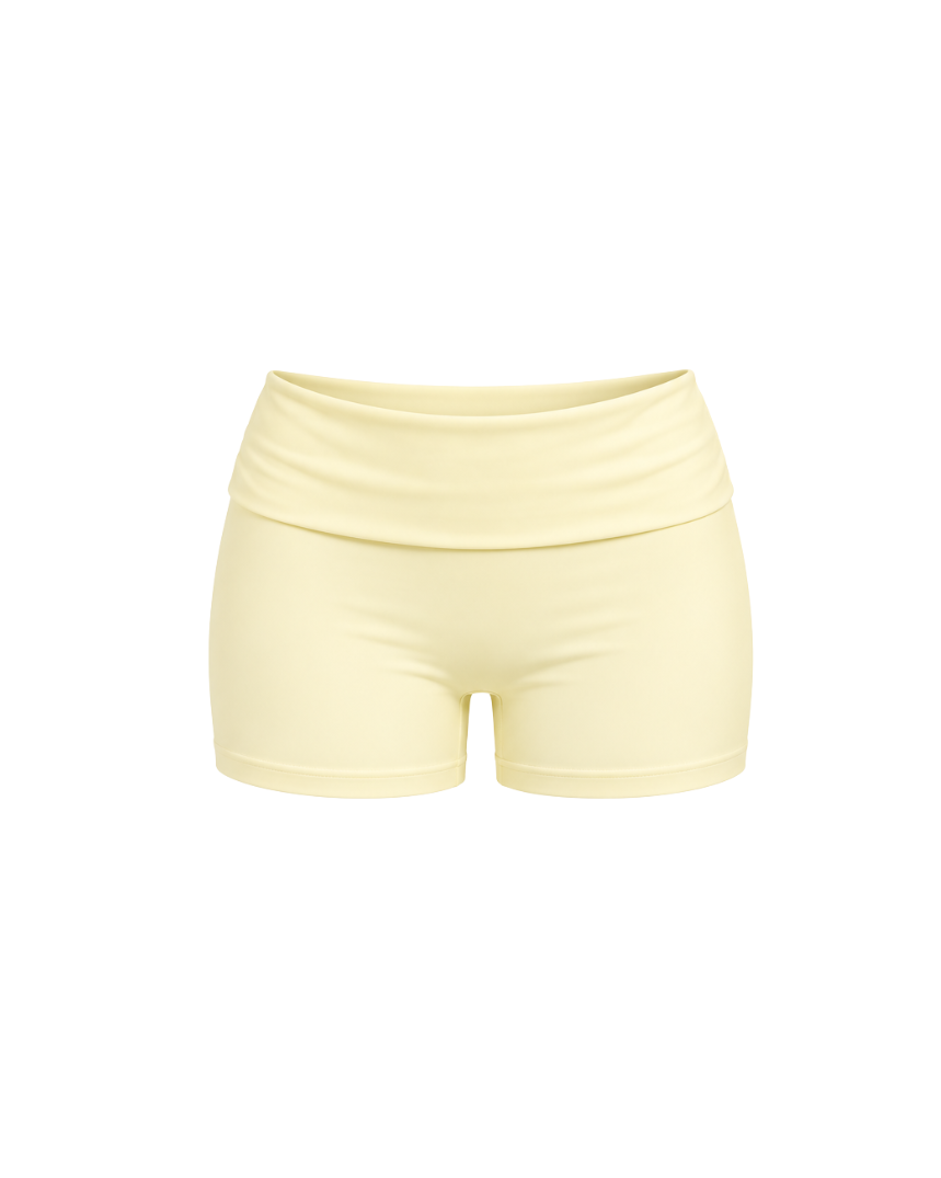 ButterSculpt™ Fold-Over Shorts in Daisy